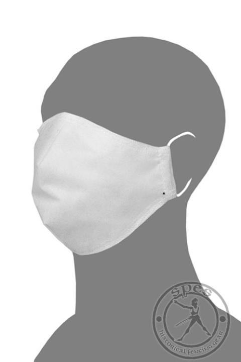Gesichtsmaske Einfach - Weiß (5 Stück)