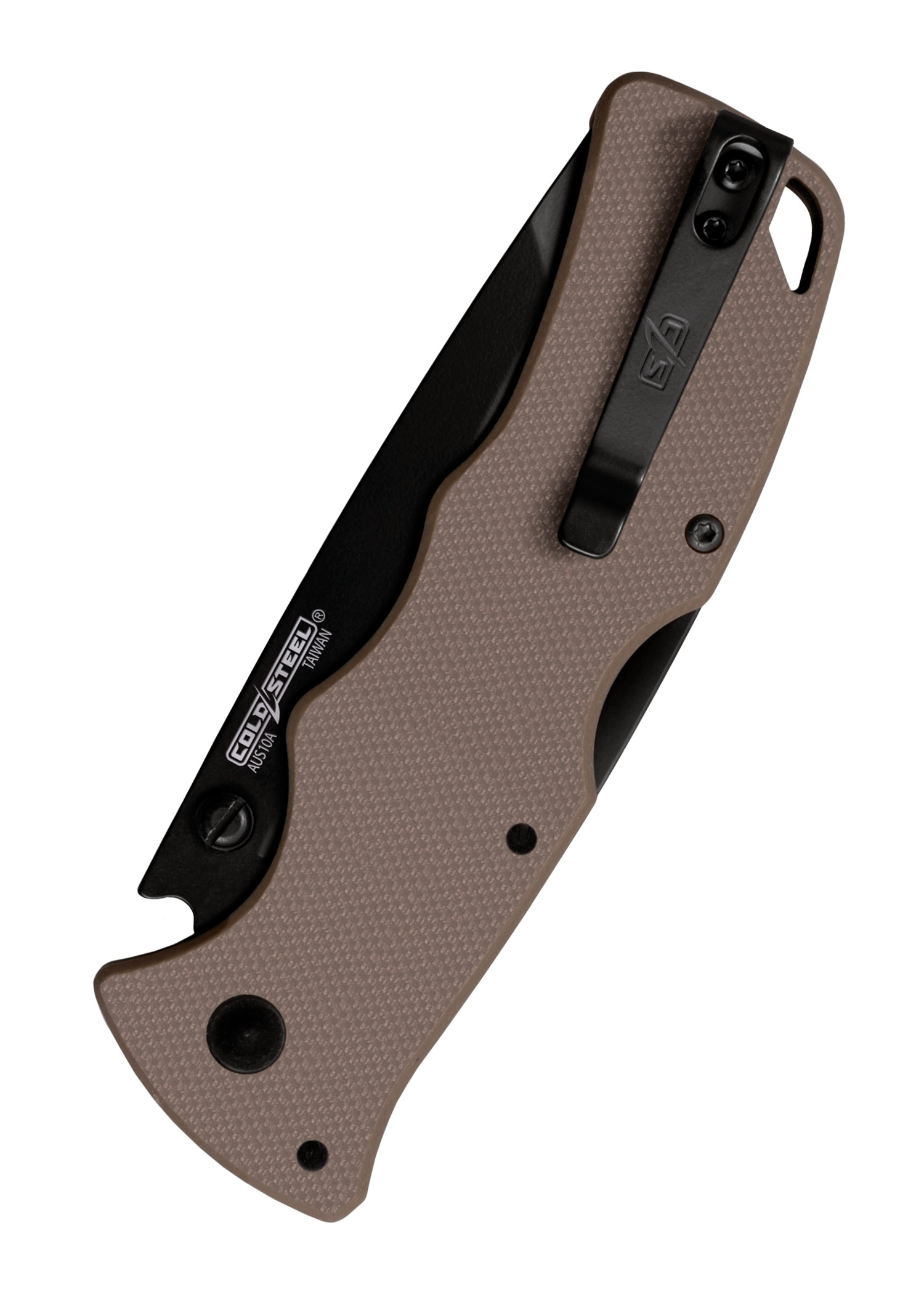 Taschenmesser Verdict, Tanto Point, AUS10A, Flat Dark Earth Griff, Cold Steel