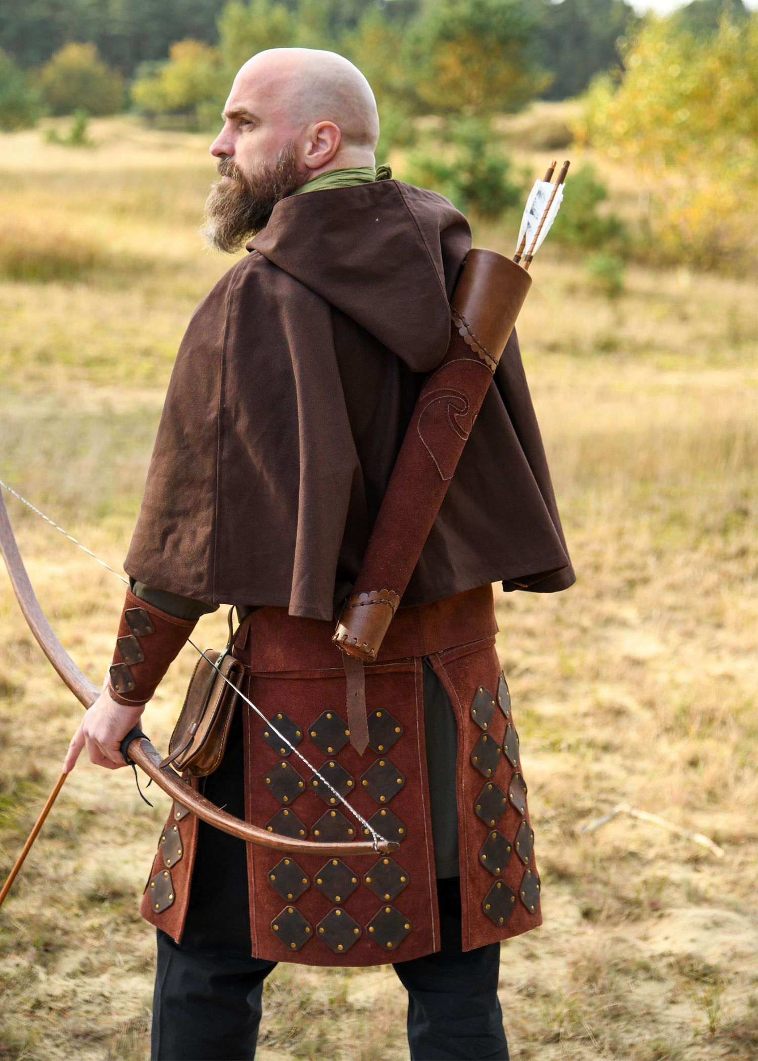 Suede Skirt Armour Vidar, brown