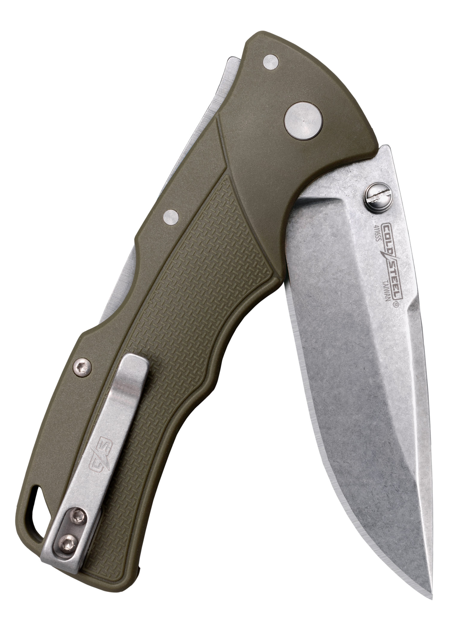 Taschenmesser Verdict, Spear Point, 4116SS, OD Green Griff, Cold Steel