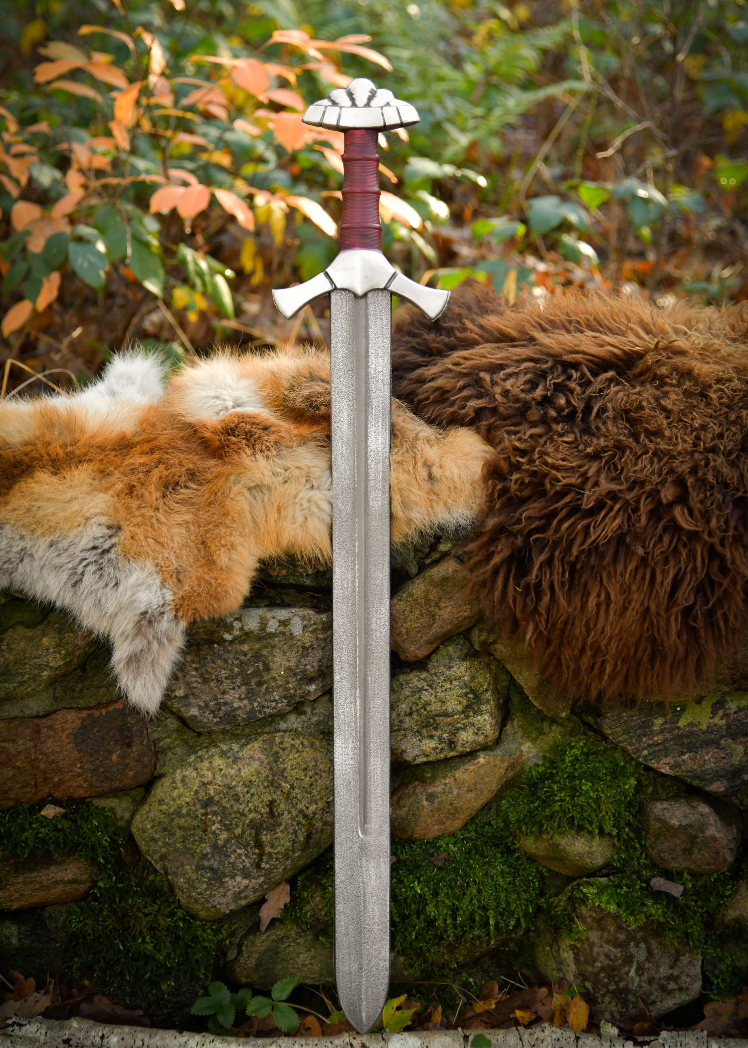 LARP Wikinger Schwert Sigurn, Polsterwaffe, 87 cm