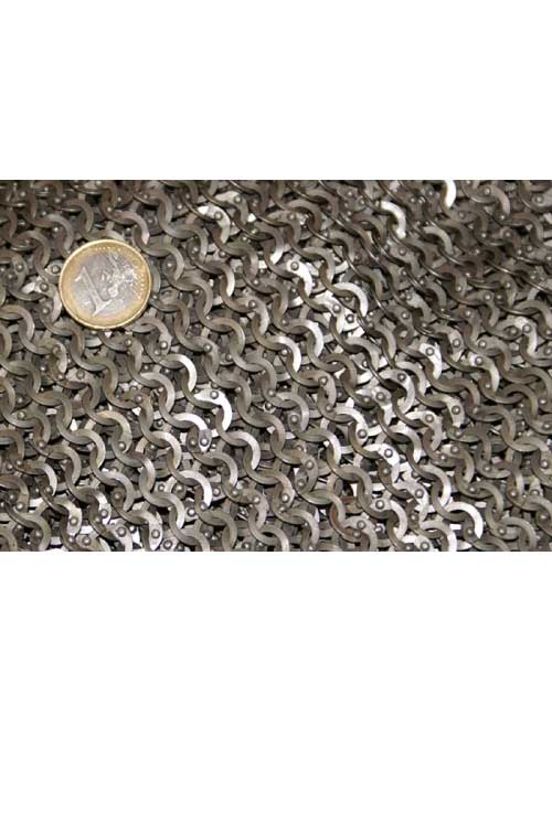 FRR Kettenbeinlinge (Paar), Flachring rund, ID 8mm, unbehandelt