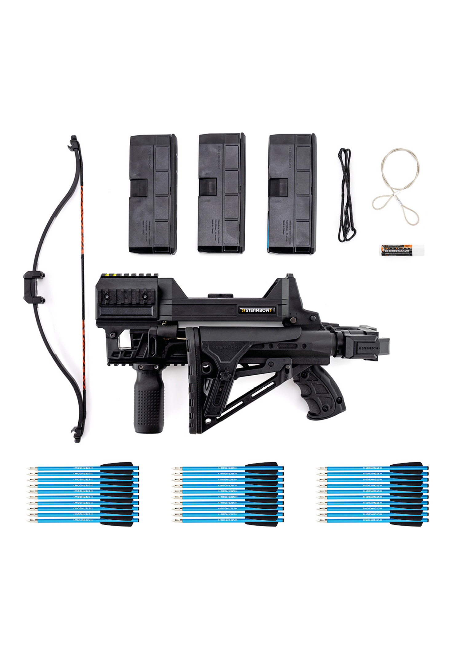 Steambow AR-SERIES - M10 TACTICAL COMPLETE SET incl. transport case