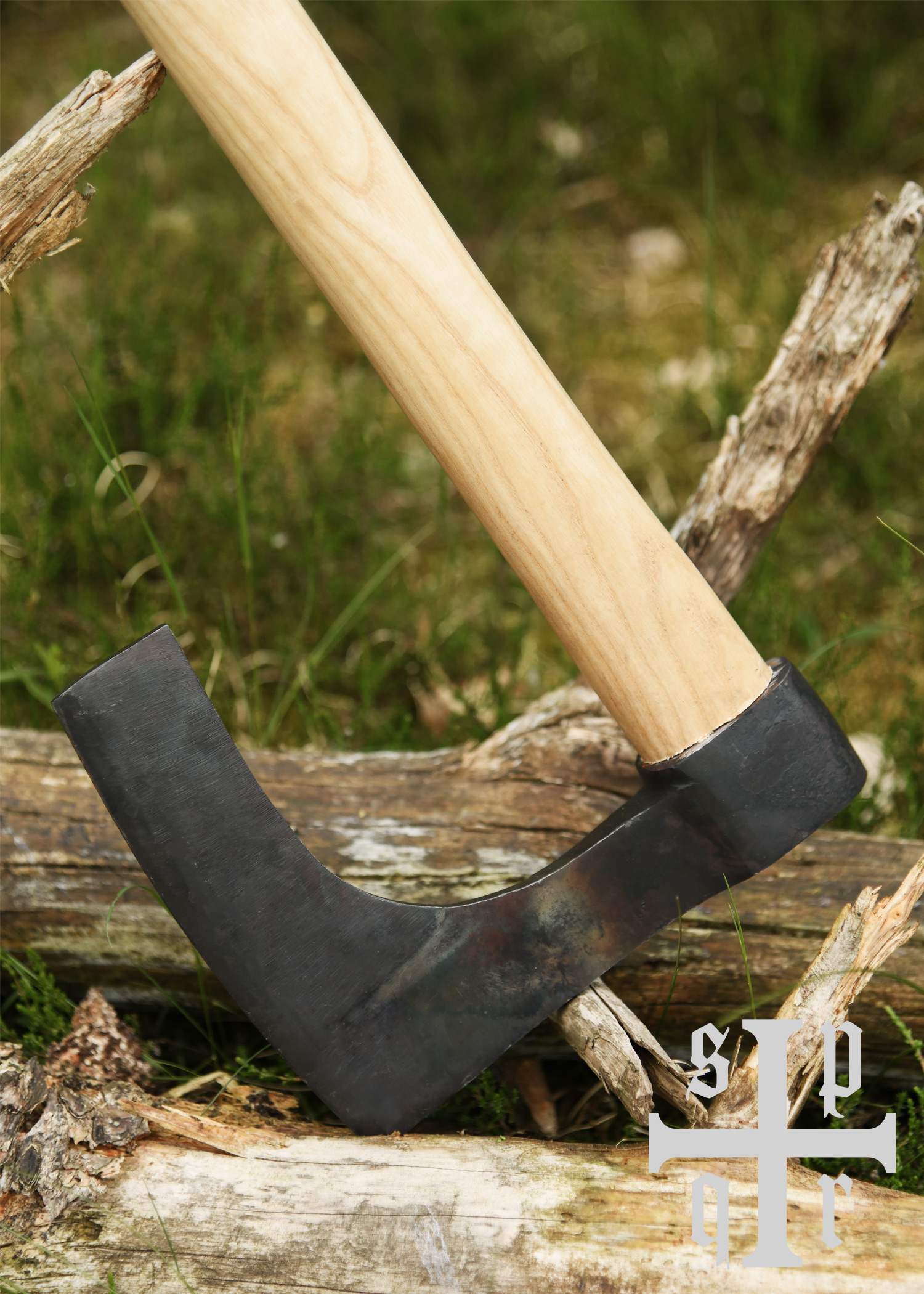 Wikinger Bartaxt, Handgeschmiedet