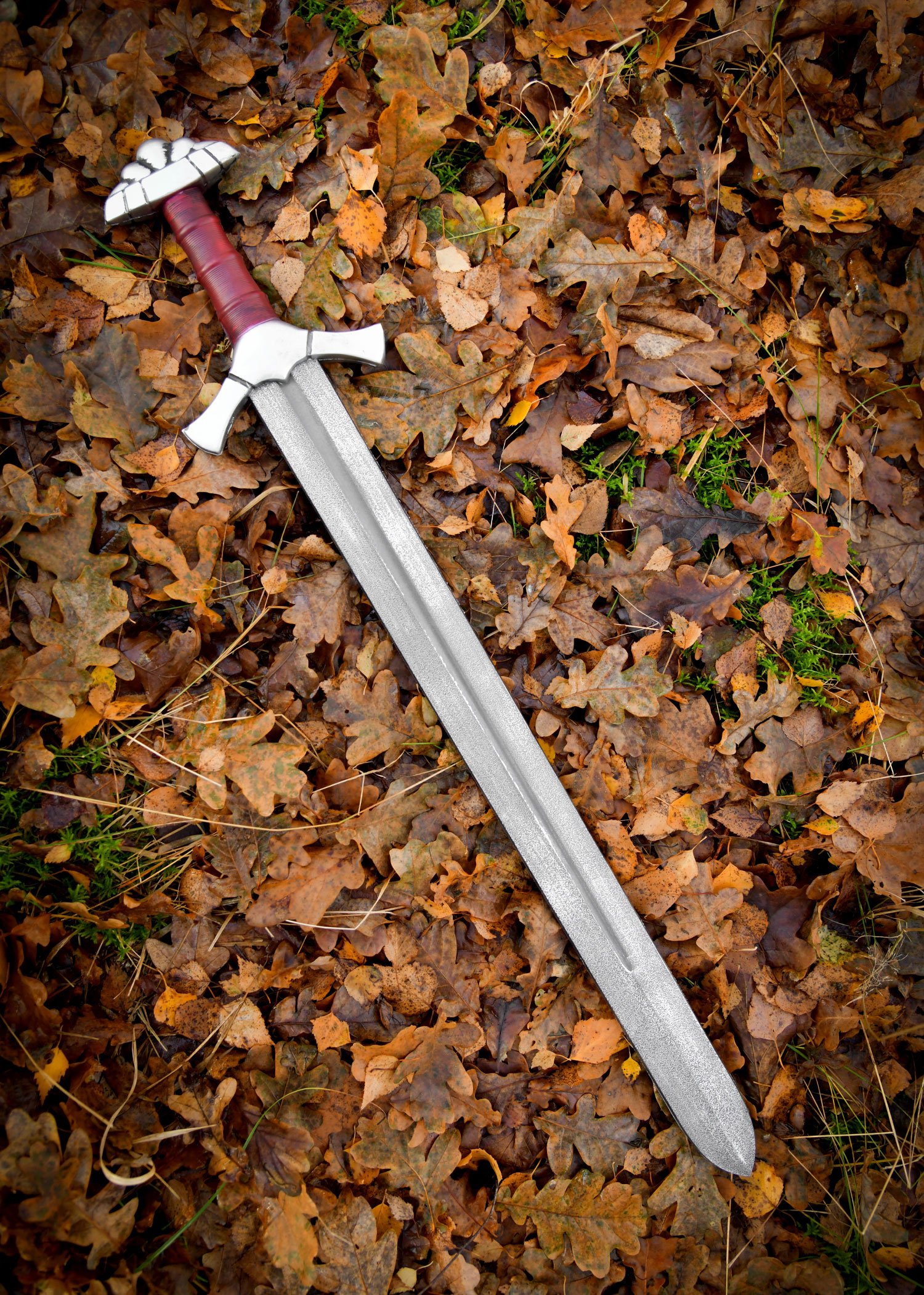 LARP Wikinger Schwert Sigurn, Polsterwaffe, 87 cm