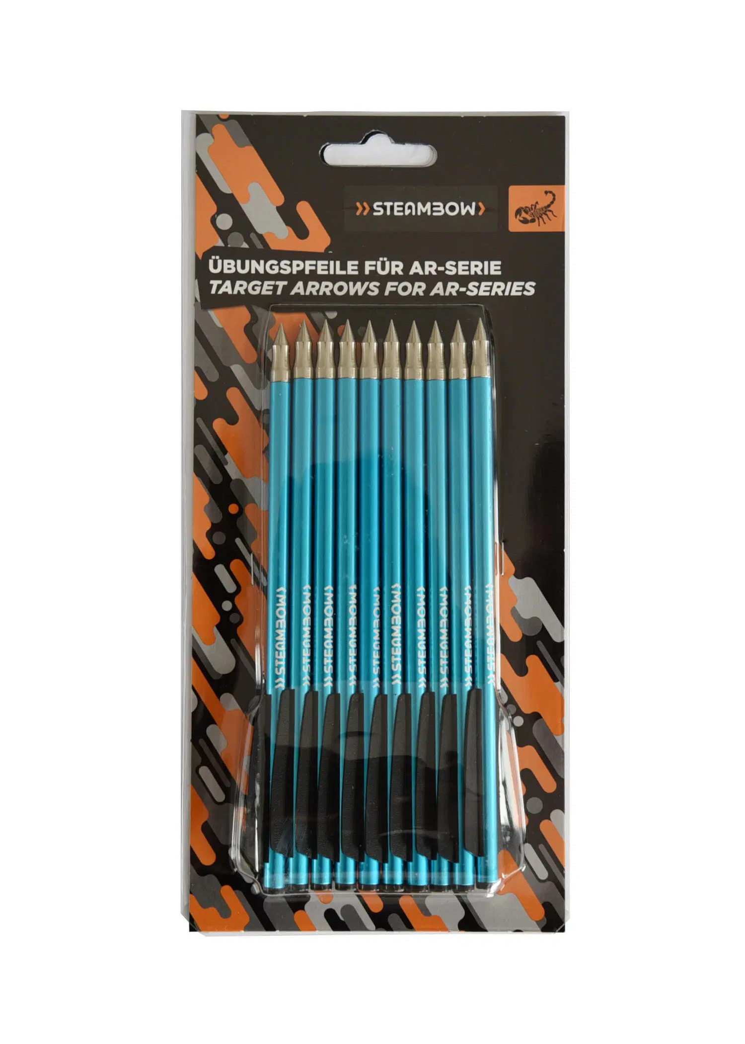 Steambow Arrows for Viper/Stinger Pistol Crossbow, 16.5 cm, Pack of 10