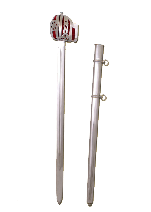 Schottisches Breitschwert mit Stahlscheide, Culloden-Schwert