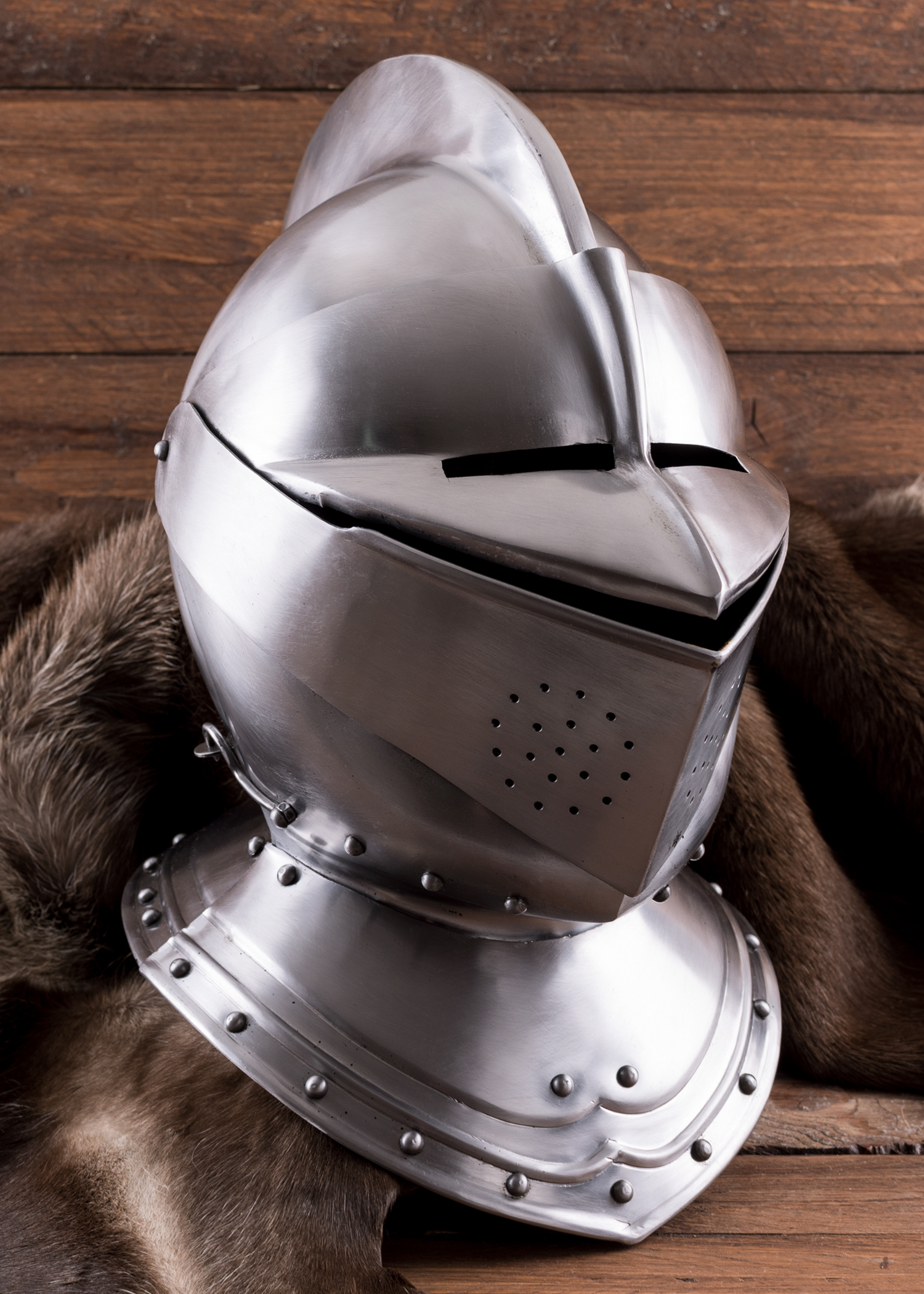 Englischer Geschlossener Helm, 1,6 mm Stahl