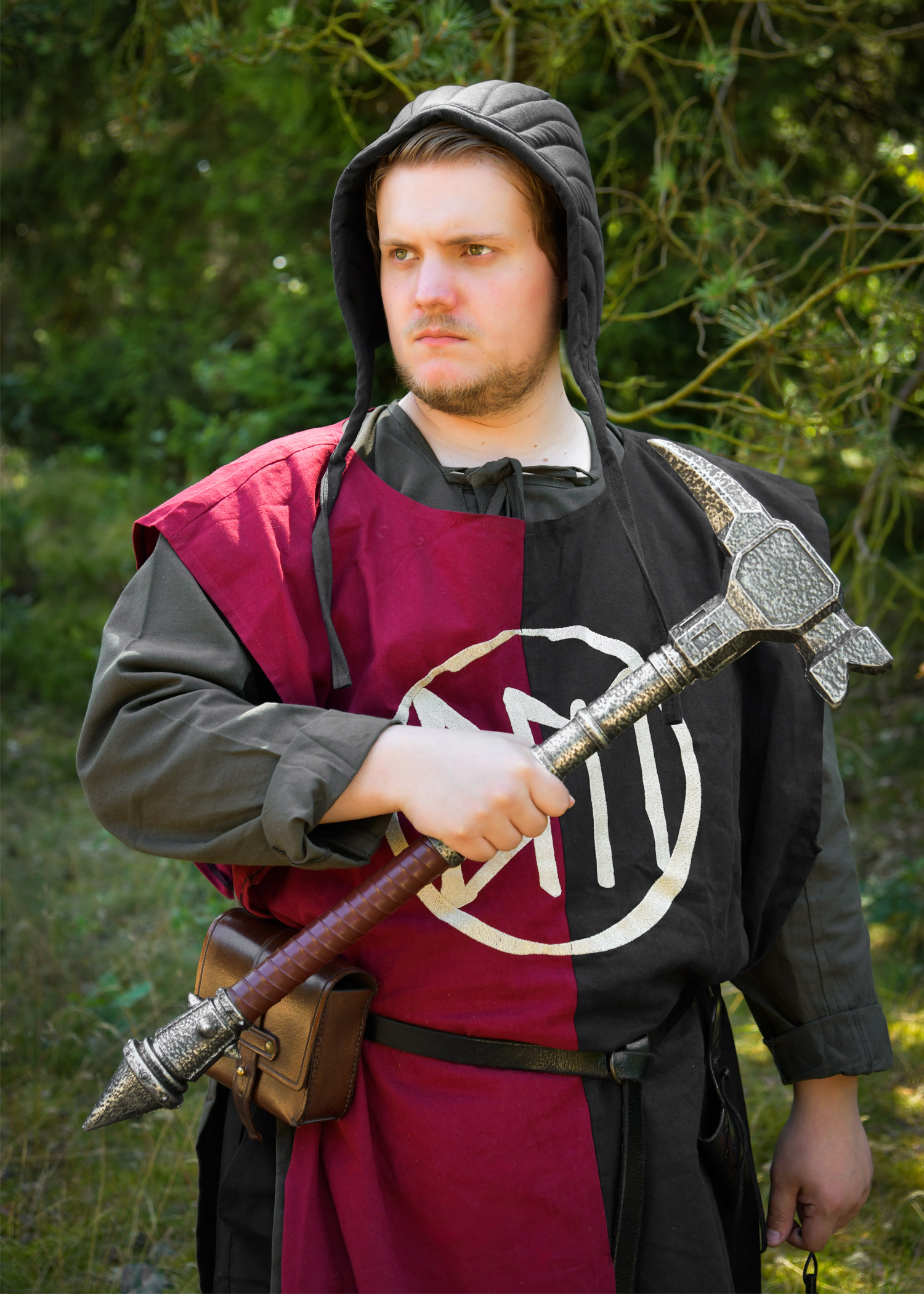 LARP Kriegshammer Valdrin, Polsterwaffe, 71 cm