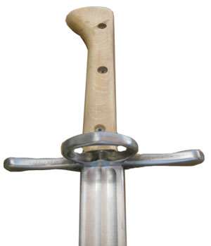 Langes Messer aus Alu - Typ Sparring für Linkshänder