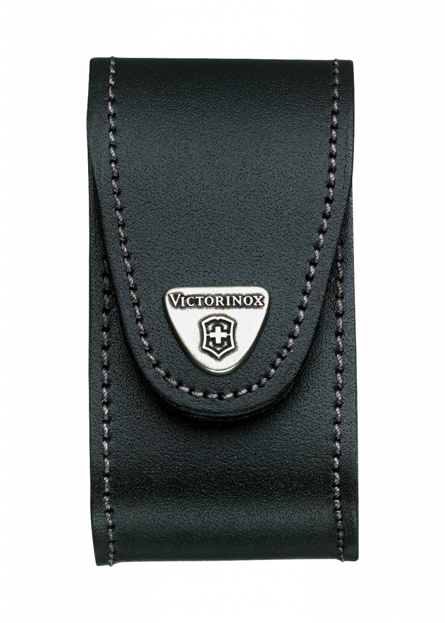 Victorinox Belt Pouch for Swiss Army Knife, black leather, 98 x 49 mm