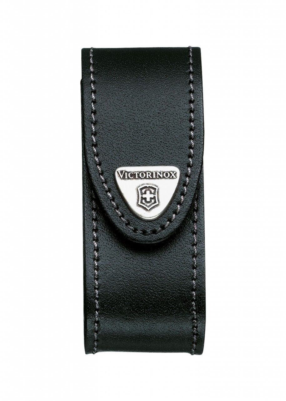 Victorinox Belt Pouch for Swiss Army Knife, black leather, 100 x 35 mm