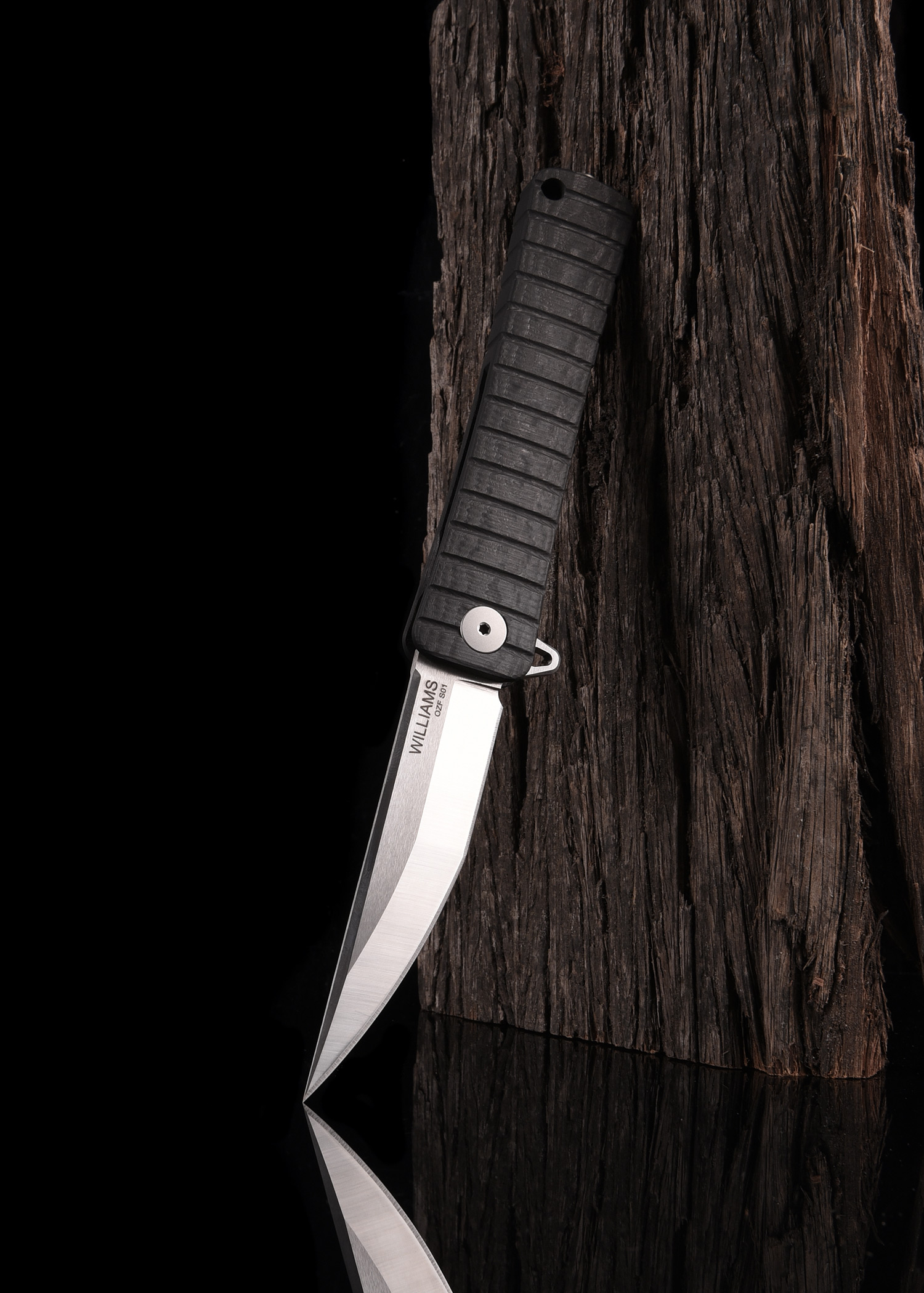 【曜日指定】ak-_-uwa-_-wow-0610 Williams Blade Design OZF S01 Full Integral FatCarbon Folder