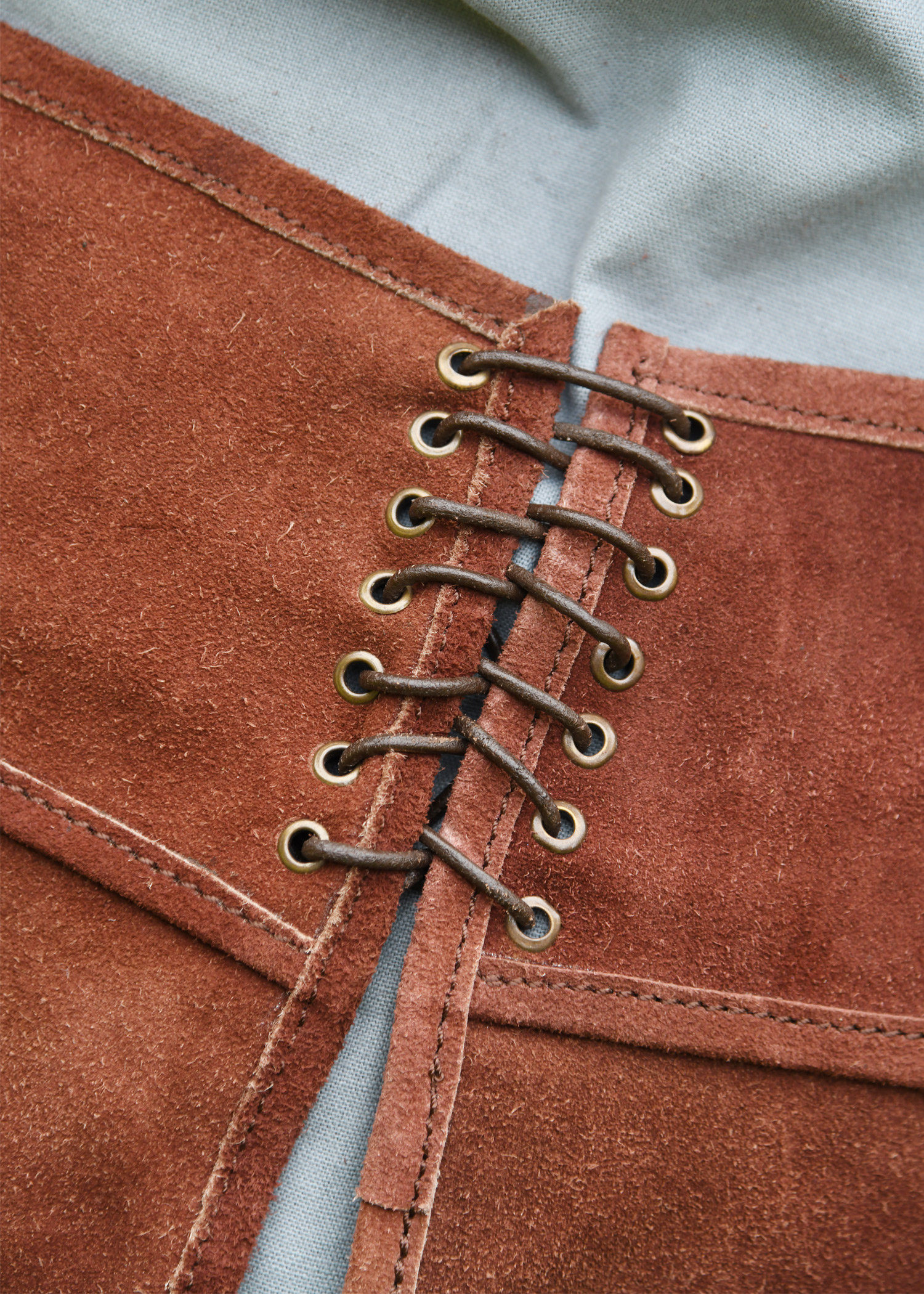 Suede Skirt Armour Vidar, brown