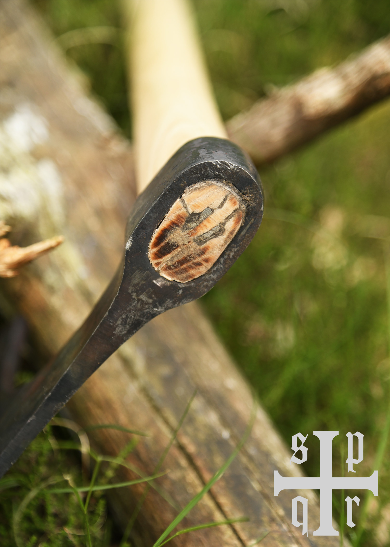 Wikinger Bartaxt, Handgeschmiedet