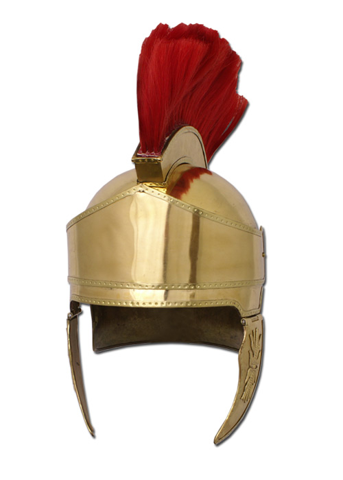 1723090120 Attischer Helm aus Messing mit Haarbusch, ca. 300 v. Chr.
