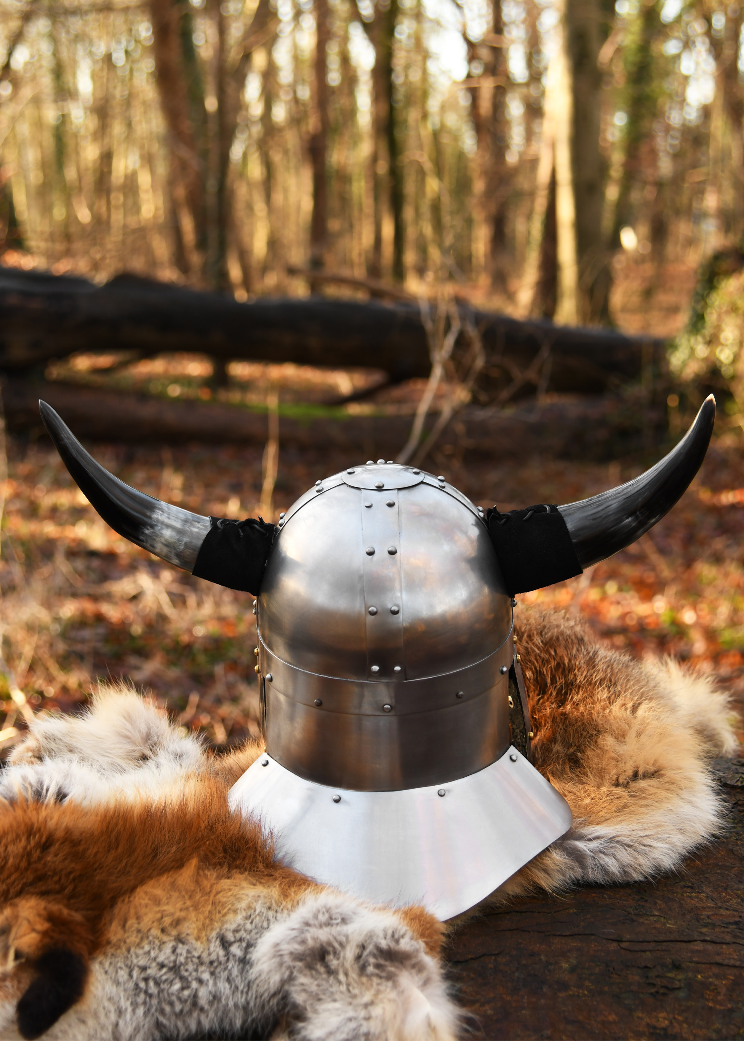 Wikingerhelm Hörnerhelm, 1,3 mm Stahl