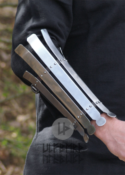 Wikinger Armschutz, 2mm Stahl (einzeln)