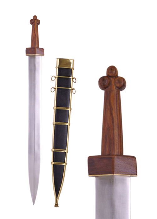 Republikanisches Gladius (Delos) mit Scheide