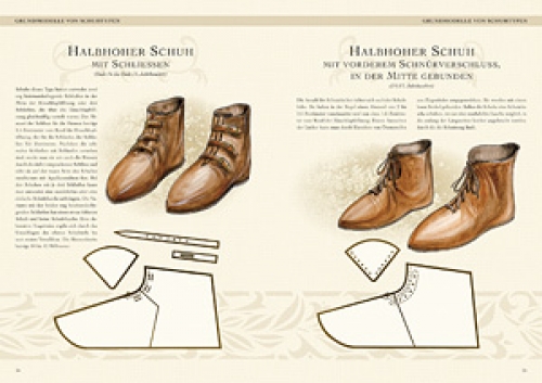 Kleidung des MA selbst anfertigen - Schuhe des Hoch- und Spätmi