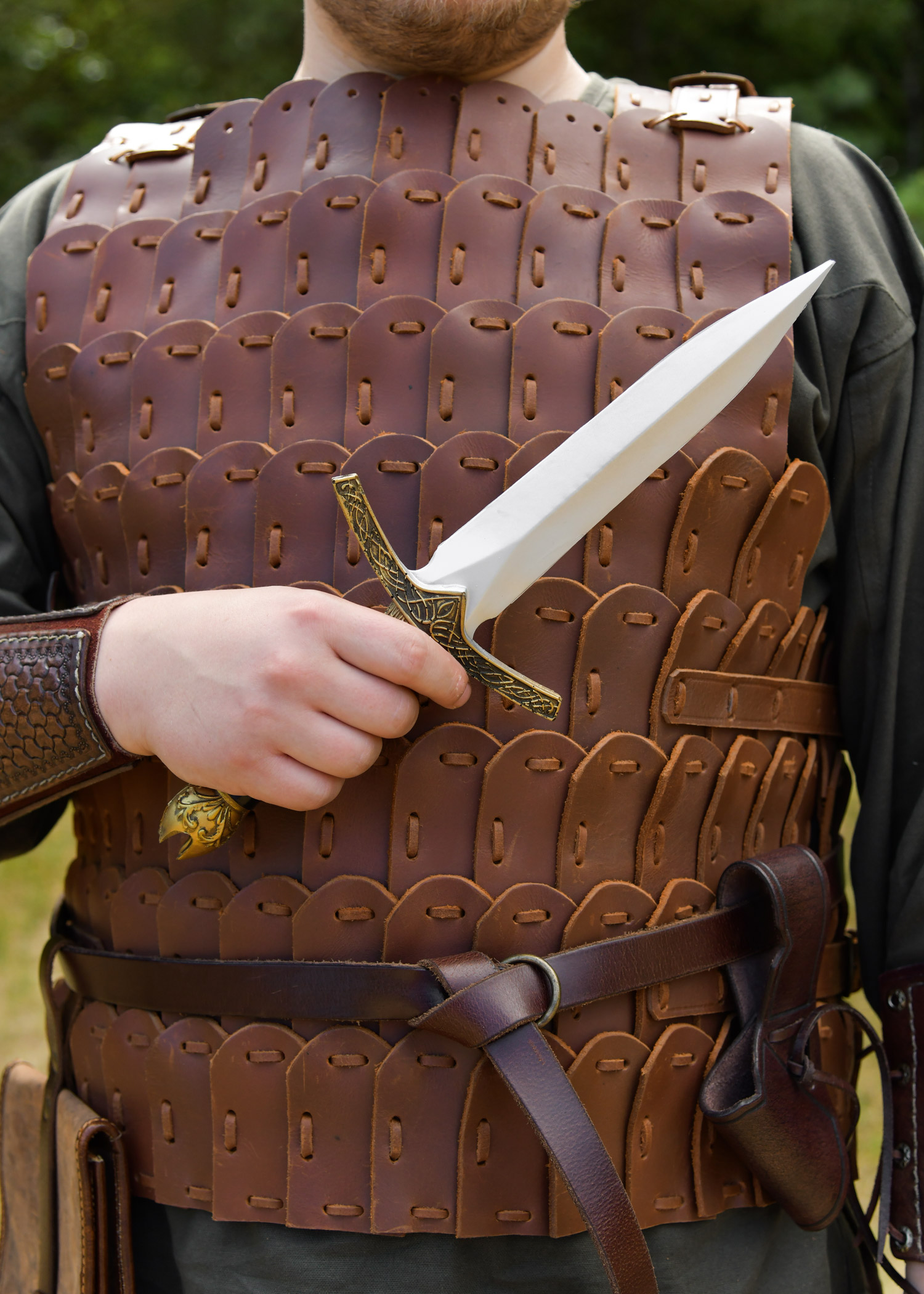 LARP Mittelalter Dolch Valdor, Polsterwaffe, 37 cm