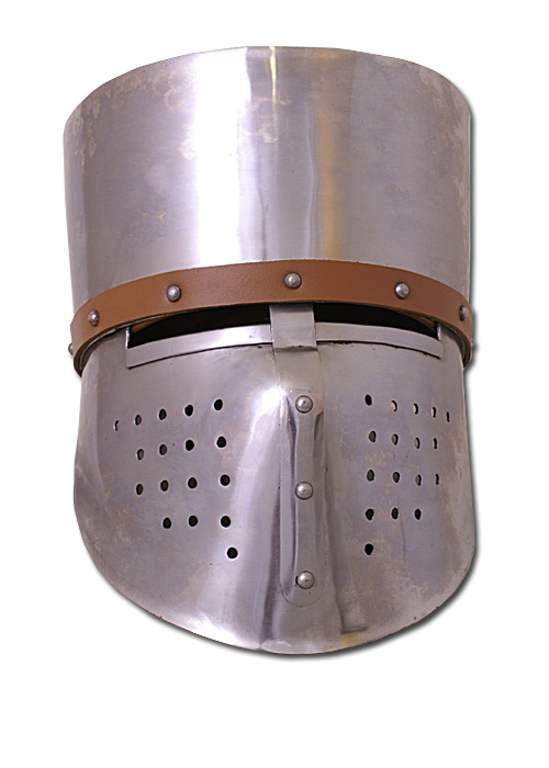 Kreuzfahrer-Topfhelm, ca.1180, 2mm Stahl