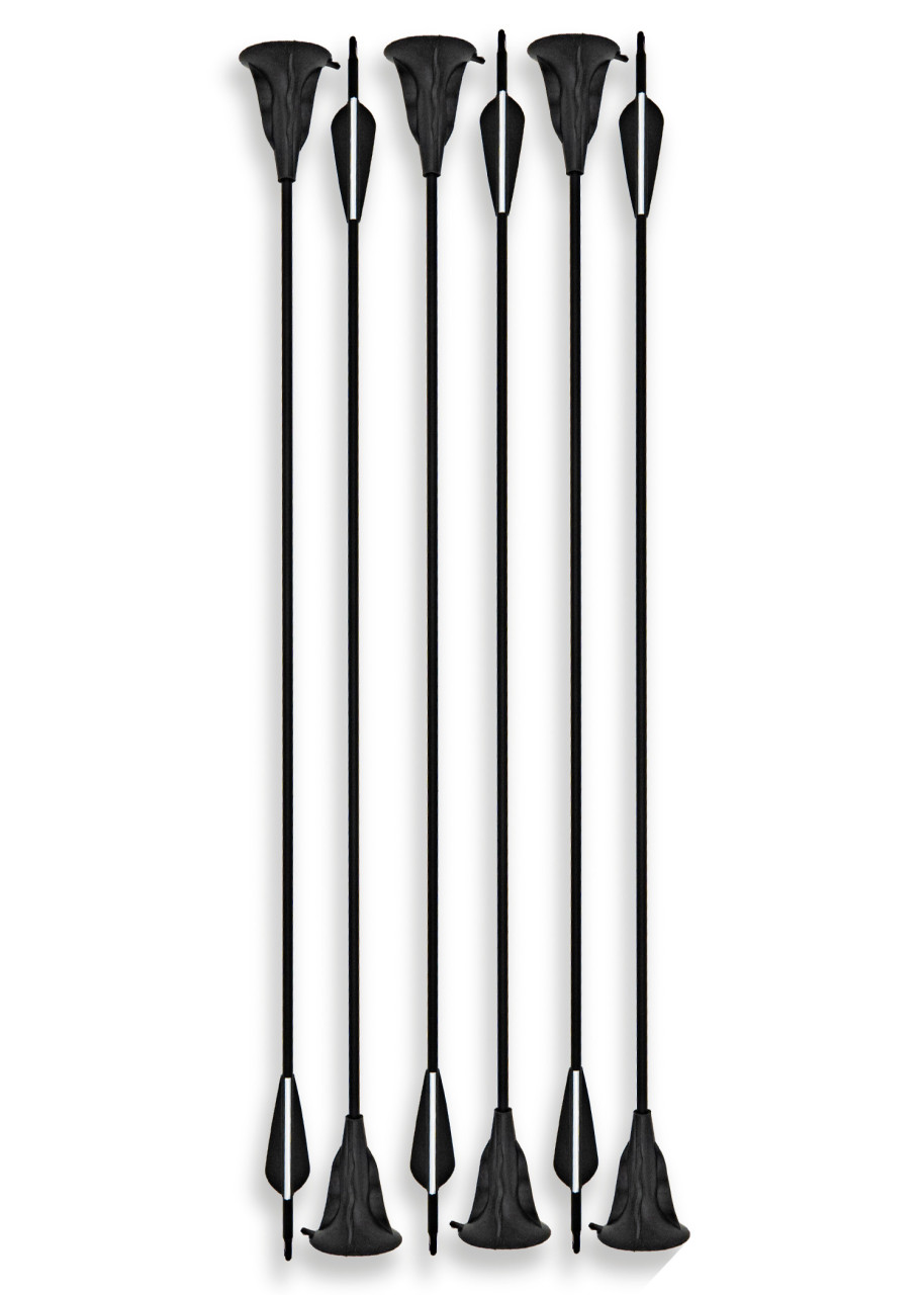 Carbon hybrid arrow set, 6 pcs. Suction cup