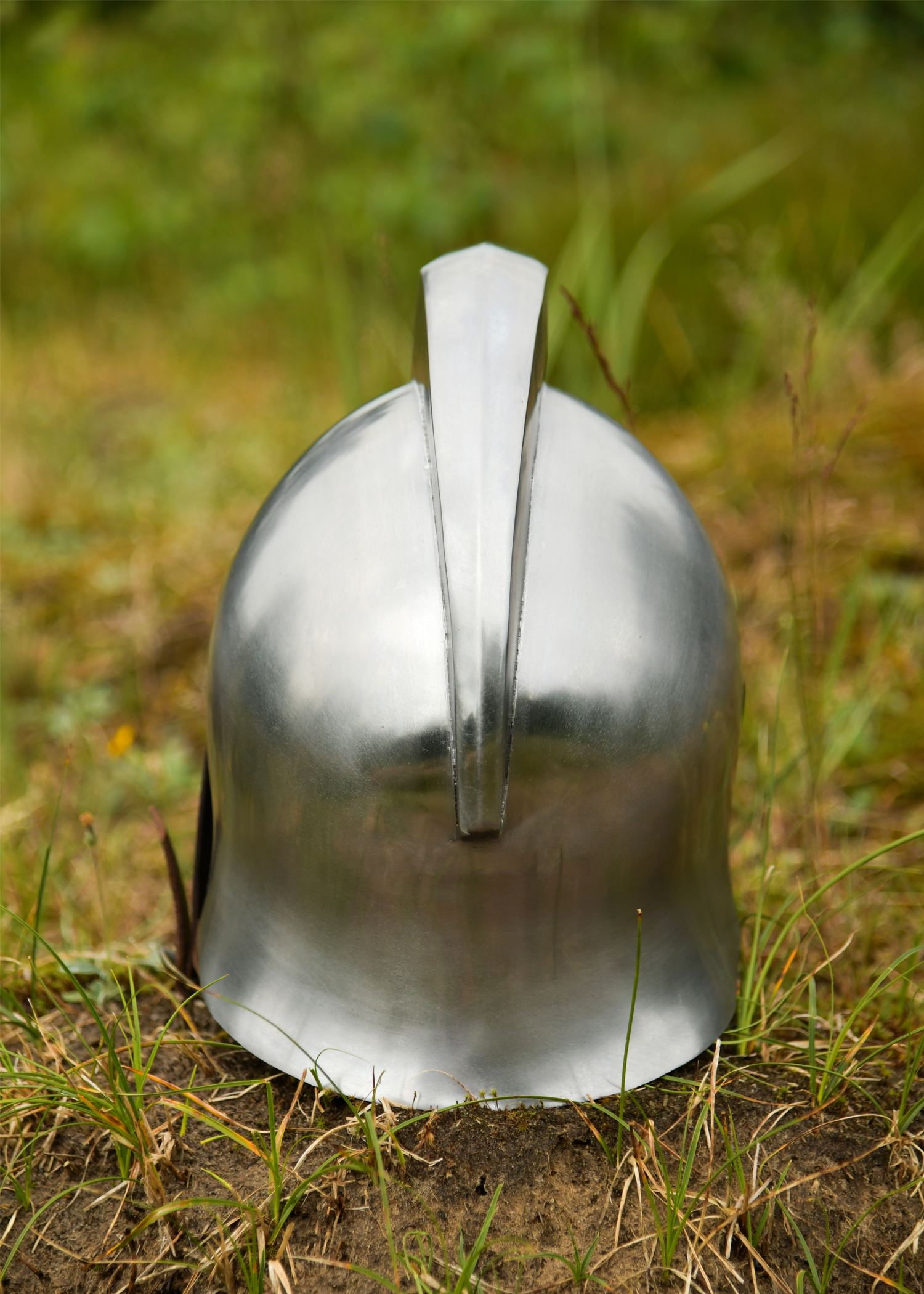 Gladiatoren Helm Maximus aus Stahl, ohne Dornen