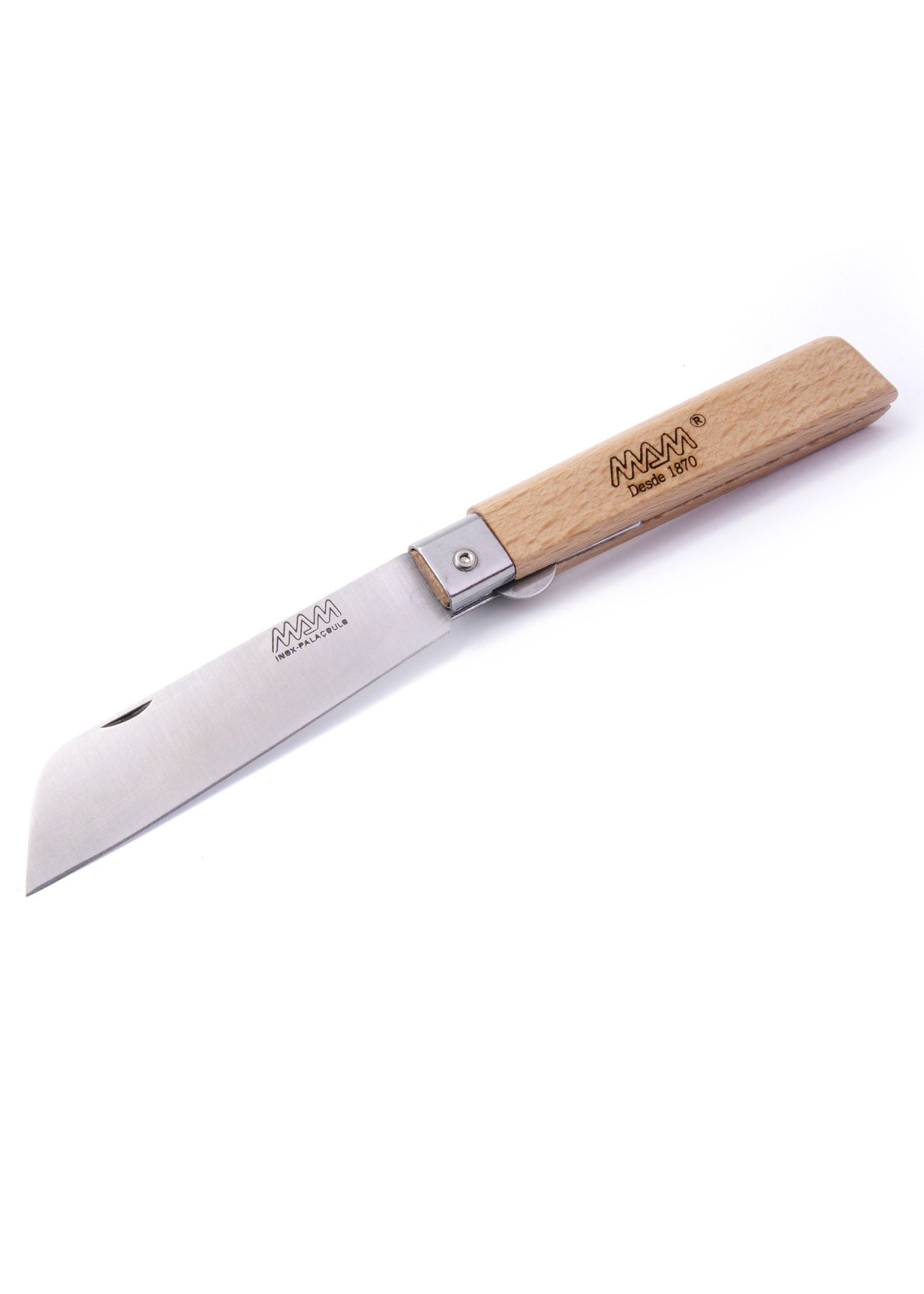 Taschenmesser mit Sheepsfoot-Klinge und Linerlock