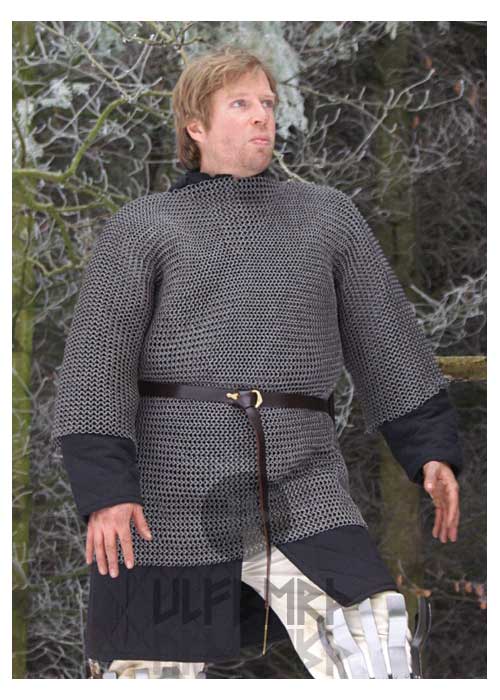 cm22-155d46db03c7d0 Kettenhemd Haubergeon, ID 8mm, unbehandelt, Gr. XL