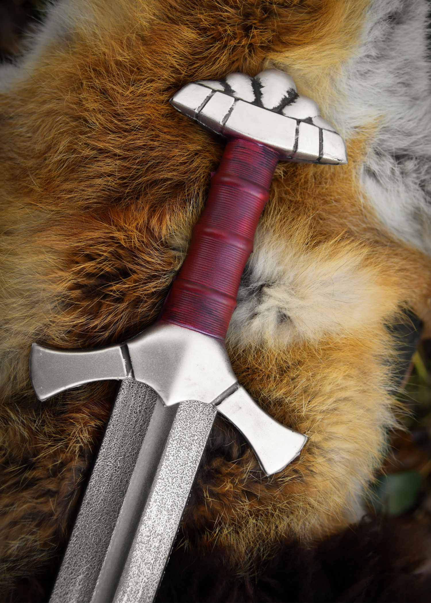 LARP Wikinger Schwert Sigurn, Polsterwaffe, 87 cm