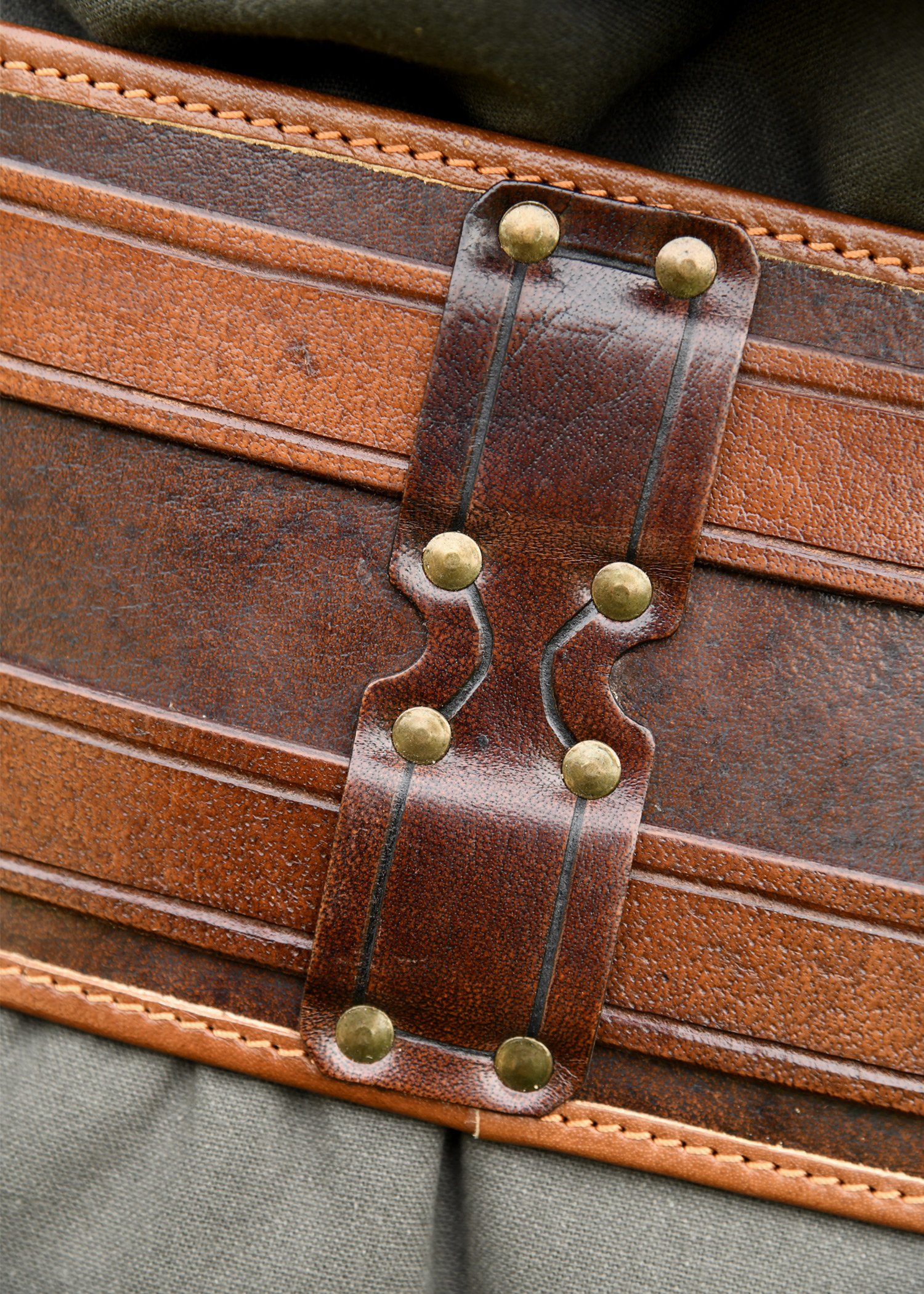Double Leather Belt Arnulf, brown