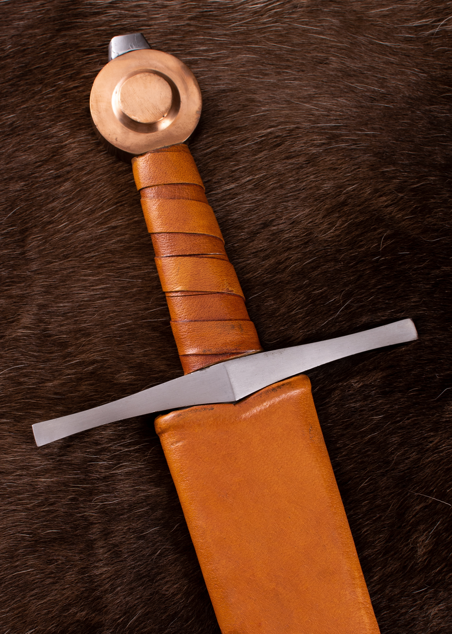 Sankt Annen Arming Sword with Scabbard, 12th C.