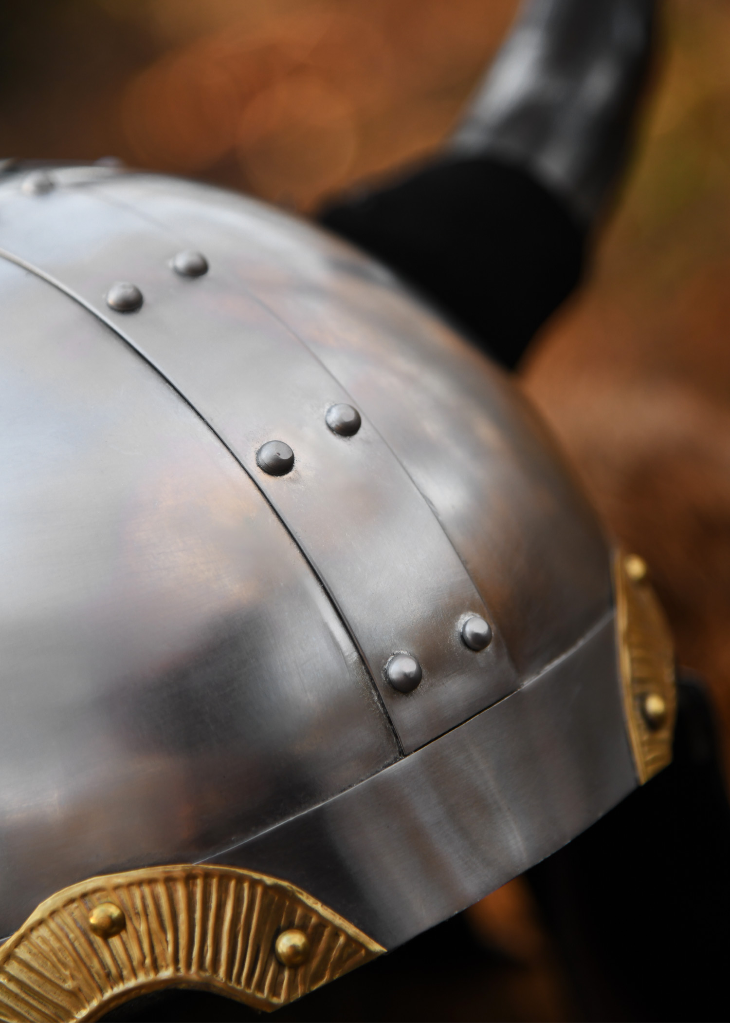 Wikingerhelm Hörnerhelm, 1,3 mm Stahl