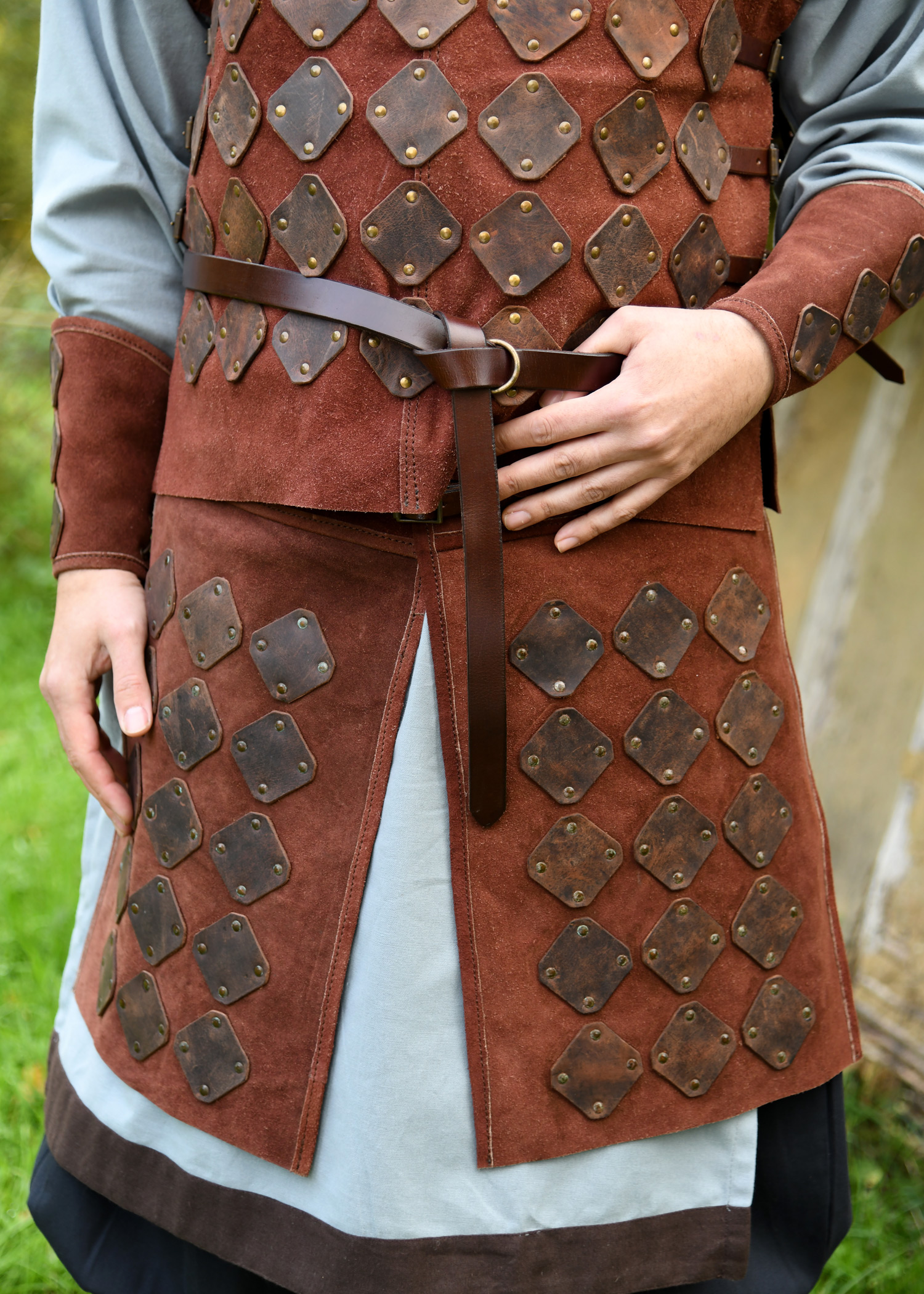 Suede Skirt Armour Vidar, brown