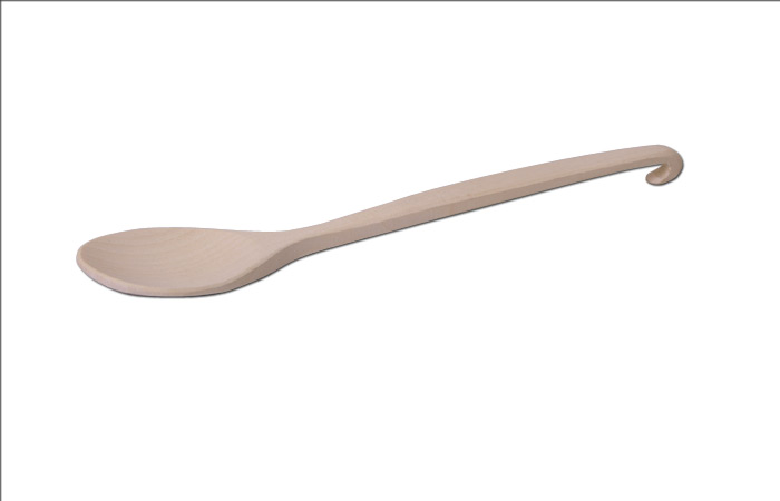 Esslöffel mit Haken, Ahorn, 21cm